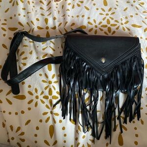 3AM Forever Black Fringe Fanny Pack